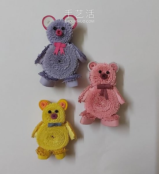 衍紙小熊手工制作方法詳細(xì)步驟圖解 -  rpnrmr.com