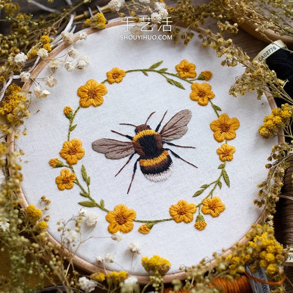 栩栩如生的手工蝴蝶、飛蛾刺繡作品圖片！ -  rpnrmr.com