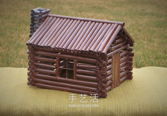 用紙做逼真小木屋模型的做法教程 -  rpnrmr.com