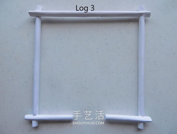 用紙做逼真小木屋模型的做法教程 -  rpnrmr.com