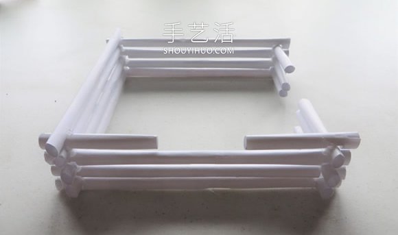 用紙做逼真小木屋模型的做法教程 -  rpnrmr.com