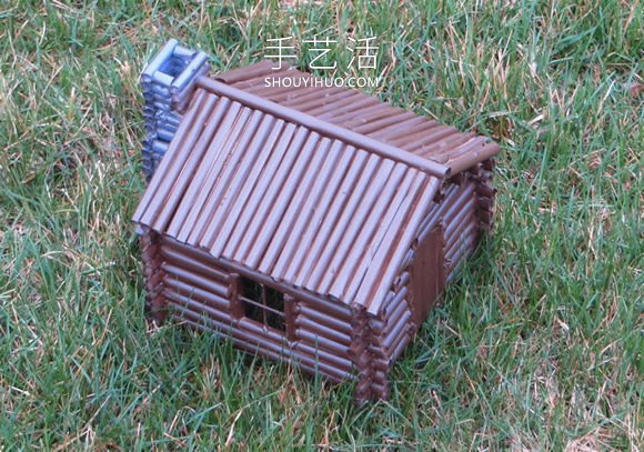 用紙做逼真小木屋模型的做法教程 -  rpnrmr.com