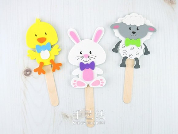 幼兒園簡單手工制作復(fù)活節(jié)木偶的做法教程 -  rpnrmr.com