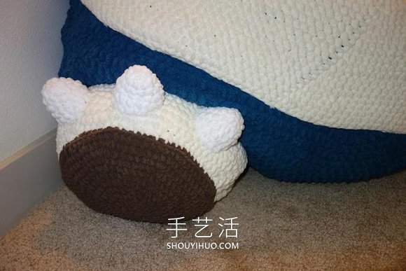 完美神奇寶貝！巨型手工鉤編的卡比獸豆袋沙發(fā) -  rpnrmr.com