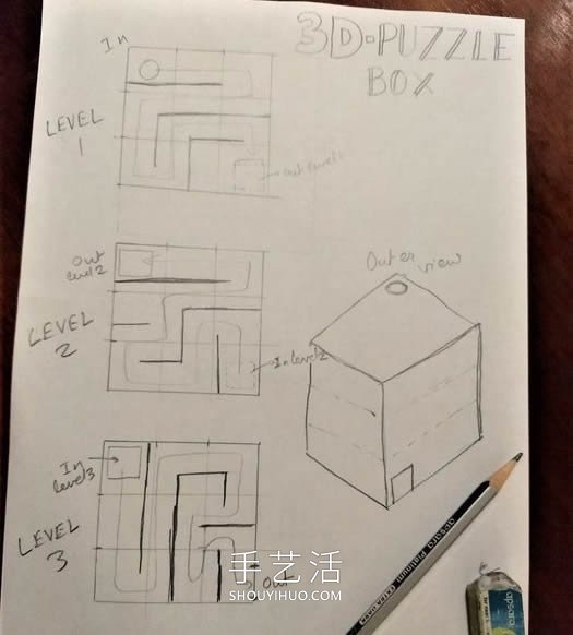 自制迷宮玩具盒子走珠的方法詳細(xì)圖解 -  rpnrmr.com