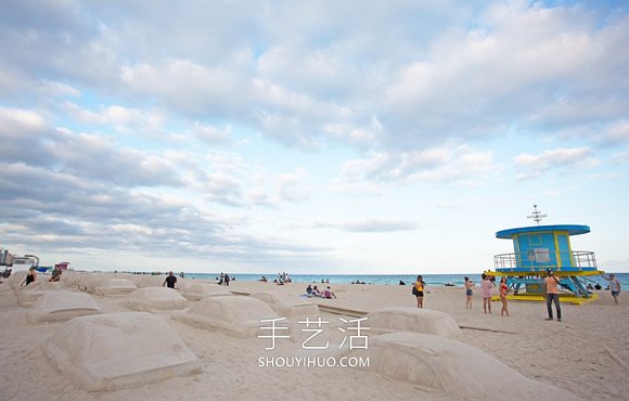 海灘上的交通擁堵！沙雕藝術(shù)呼喚警惕氣候變化 -  rpnrmr.com