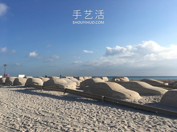 海灘上的交通擁堵！沙雕藝術(shù)呼喚警惕氣候變化 -  rpnrmr.com