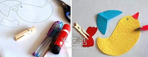 卡紙小鳥怎么做手工制作圖片 -  rpnrmr.com