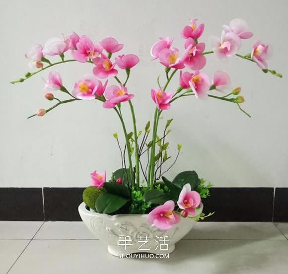 絲網(wǎng)花蝴蝶蘭的制作方法步驟圖解教程 -  rpnrmr.com