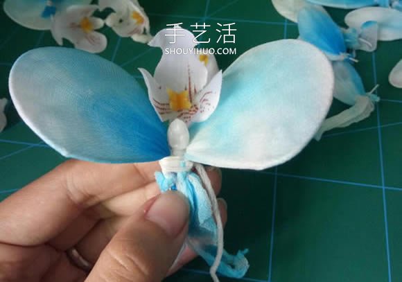 絲網(wǎng)花蝴蝶蘭的制作方法步驟圖解教程 -  rpnrmr.com