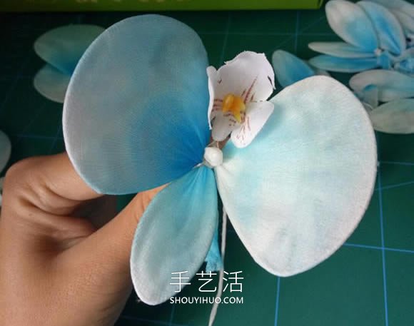 絲網(wǎng)花蝴蝶蘭的制作方法步驟圖解教程 -  rpnrmr.com