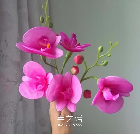 絲網(wǎng)花蝴蝶蘭的制作方法步驟圖解教程 -  rpnrmr.com