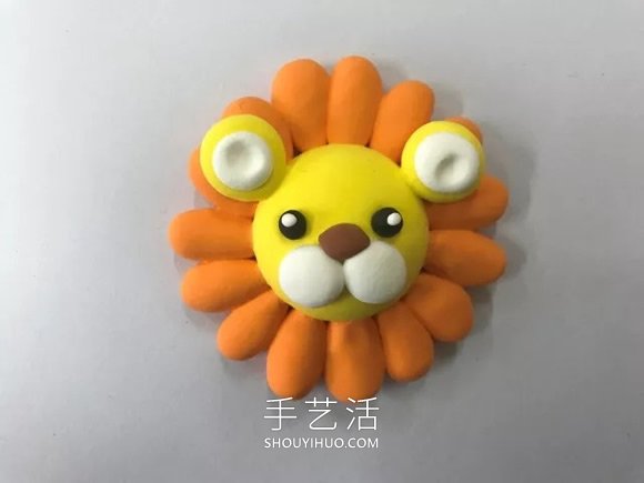 橡皮泥獅子一家的做法制作步驟圖片 -  rpnrmr.com