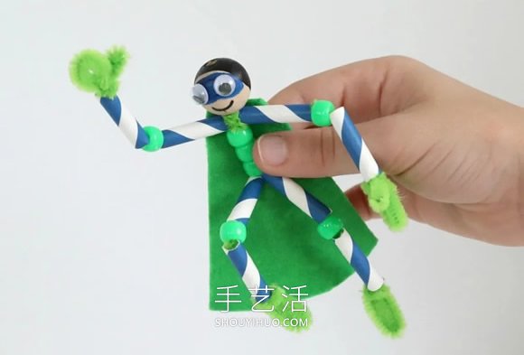扭扭棒超人手工制作步驟教程圖片 -  rpnrmr.com