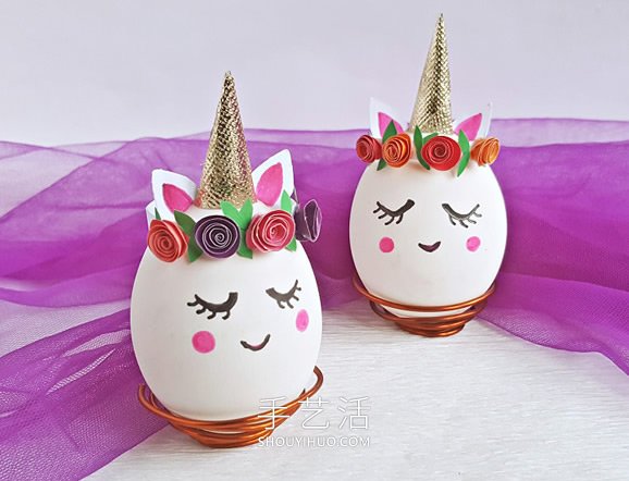 獨(dú)角獸復(fù)活節(jié)彩蛋制作方法簡(jiǎn)單又可愛(ài) -  rpnrmr.com