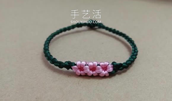 桃花結(jié)手鏈編法圖解教程從頭到尾 -  rpnrmr.com