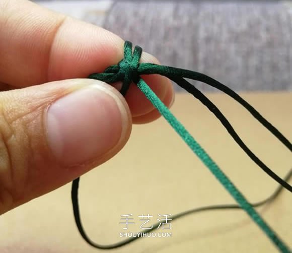 桃花結(jié)手鏈編法圖解教程從頭到尾 -  rpnrmr.com
