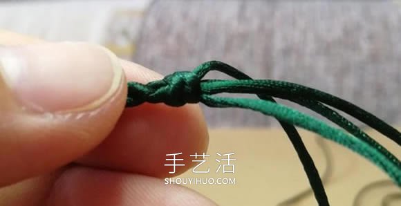 桃花結(jié)手鏈編法圖解教程從頭到尾 -  rpnrmr.com