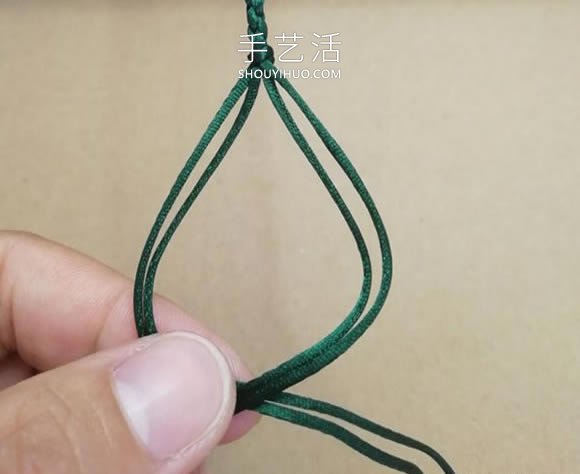 桃花結(jié)手鏈編法圖解教程從頭到尾 -  rpnrmr.com
