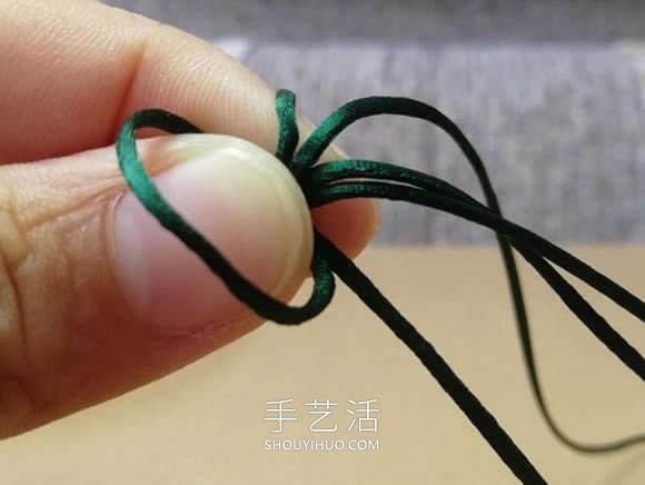 桃花結(jié)手鏈編法圖解教程從頭到尾 -  rpnrmr.com