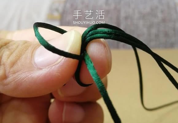 桃花結(jié)手鏈編法圖解教程從頭到尾 -  rpnrmr.com