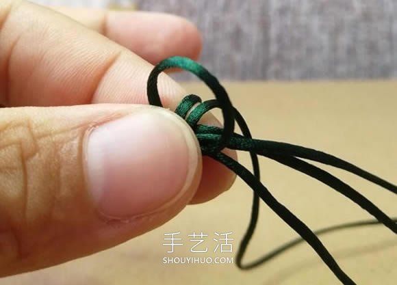 桃花結(jié)手鏈編法圖解教程從頭到尾 -  rpnrmr.com