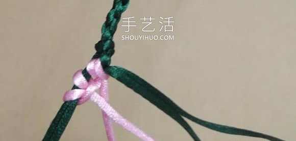 桃花結(jié)手鏈編法圖解教程從頭到尾 -  rpnrmr.com