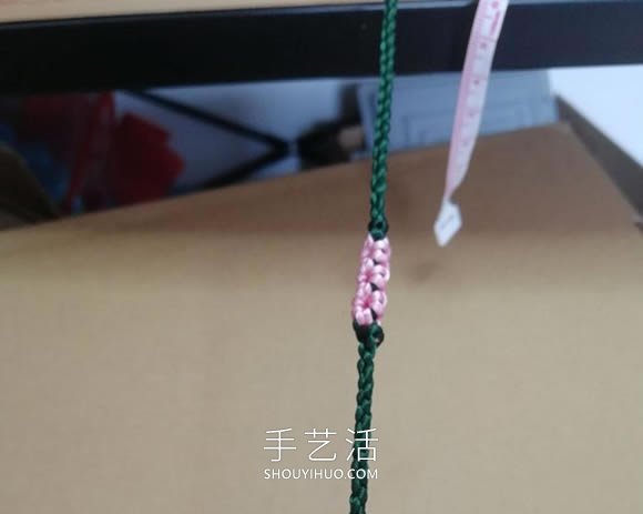 桃花結(jié)手鏈編法圖解教程從頭到尾 -  rpnrmr.com