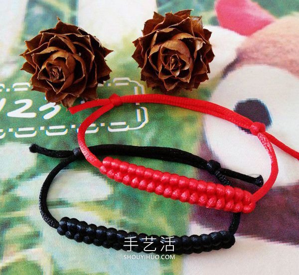 紅繩手鏈編法圖解教程簡(jiǎn)單含打結(jié) -  rpnrmr.com