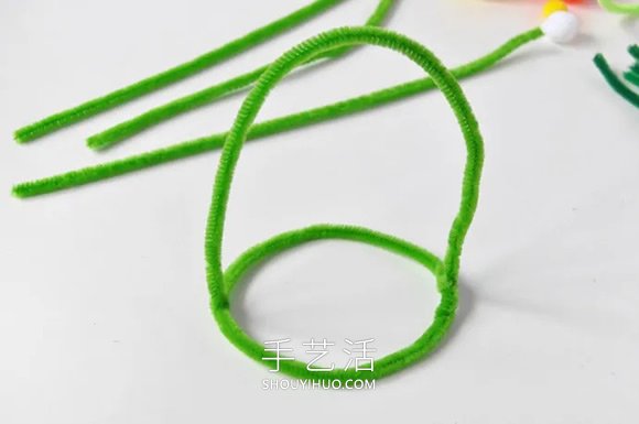 扭扭棒仙人掌手工制作步驟教程 -  rpnrmr.com