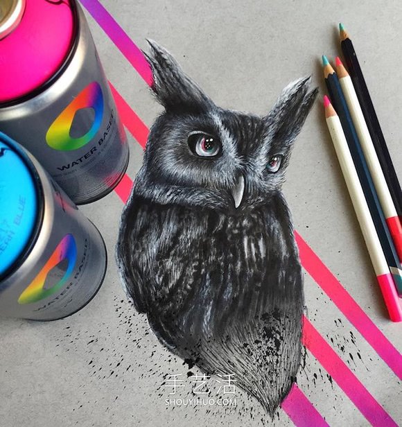 會“發(fā)光”的插圖，警醒人們保護瀕臨滅絕的動物 -  rpnrmr.com
