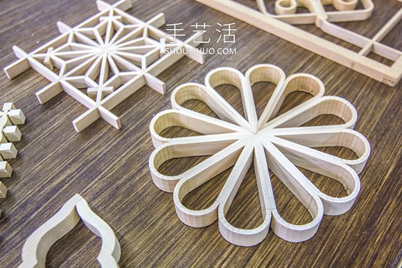 絕美木窗花工藝做成的臺燈、紙巾盒作品欣賞 -  rpnrmr.com