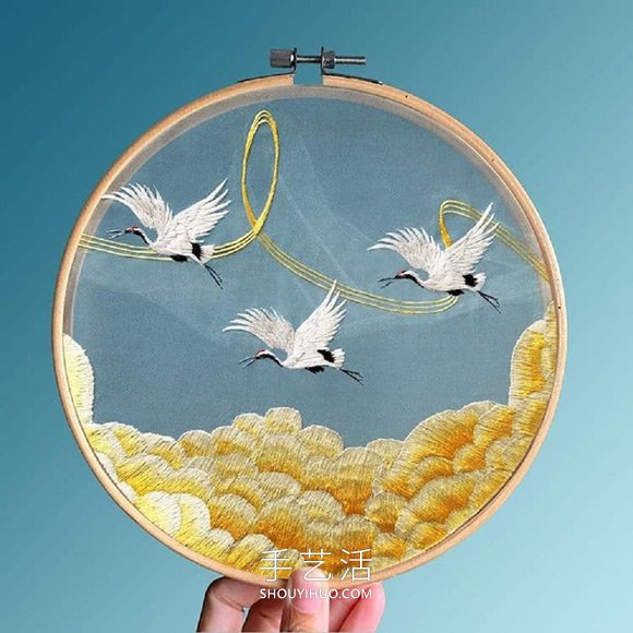 精致花鳥刺繡圖片！針線勾勒出絕美孔雀、花蝶 -  rpnrmr.com