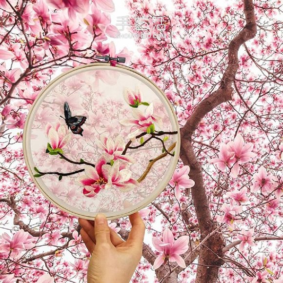 精致花鳥刺繡圖片！針線勾勒出絕美孔雀、花蝶 -  rpnrmr.com
