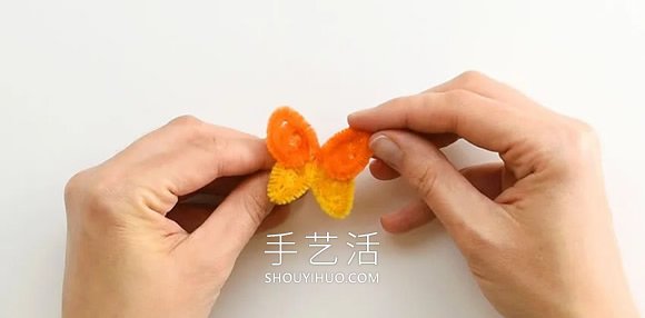 扭扭棒手工制作蝴蝶戒指的做法教程 -  rpnrmr.com