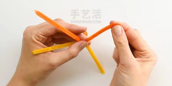 扭扭棒手工制作蝴蝶戒指的做法教程 -  rpnrmr.com