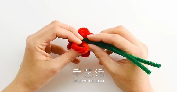 扭扭棒玫瑰花戒指的制作過程步驟圖 -  rpnrmr.com