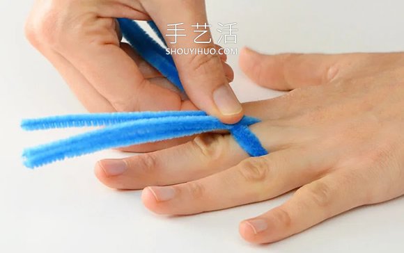 扭扭棒花朵戒指手工制作教程圖解 -  rpnrmr.com