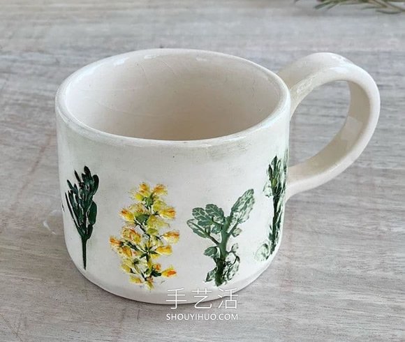 用真實(shí)花朵手工制作精美的陶瓷工藝品 -  rpnrmr.com