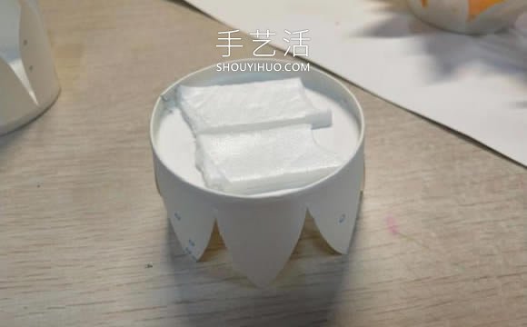 一次性紙杯手工制作梵高向日葵圖片教程 -  rpnrmr.com