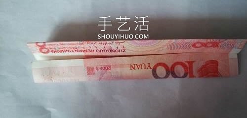 一百元面值人民幣折玫瑰花的步驟圖解 -  rpnrmr.com