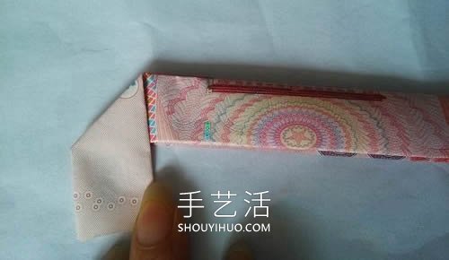 一百元面值人民幣折玫瑰花的步驟圖解 -  rpnrmr.com