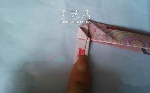 一百元面值人民幣折玫瑰花的步驟圖解 -  rpnrmr.com