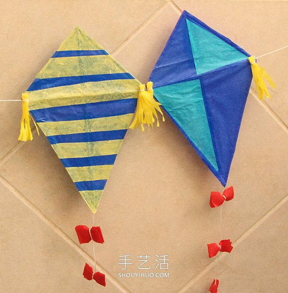 簡單吸管風(fēng)箏手工制作圖解教程 -  rpnrmr.com