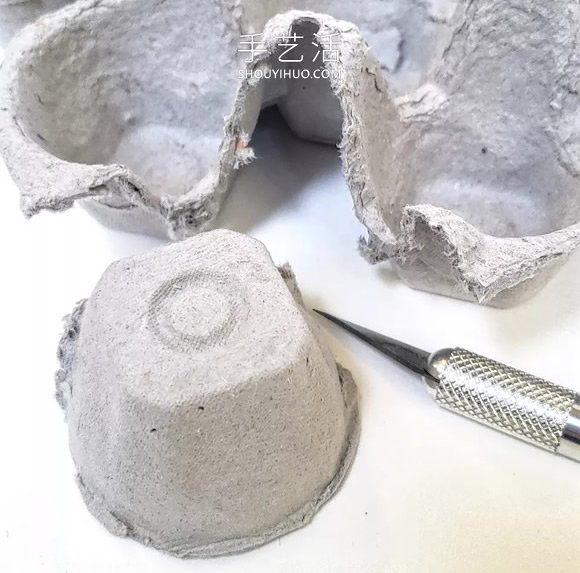 簡單雞蛋托螃蟹的手工制作教程 -  rpnrmr.com