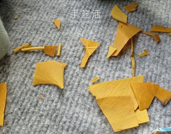 用樹(shù)葉粘貼一只豹子怎么做的教程 -  rpnrmr.com