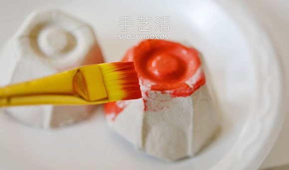 蛋盒手工制作瓢蟲的教程 -  rpnrmr.com