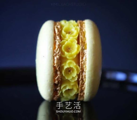 她將普通的馬卡龍變成精美的可食用雕塑！ -  rpnrmr.com