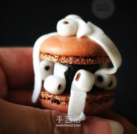 她將普通的馬卡龍變成精美的可食用雕塑！ -  rpnrmr.com