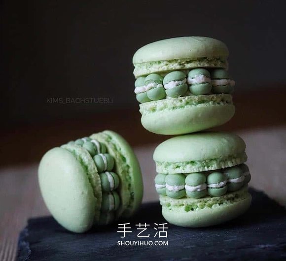 她將普通的馬卡龍變成精美的可食用雕塑！ -  rpnrmr.com